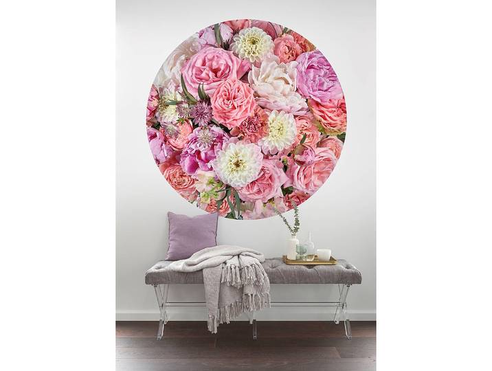 Papier peint intissé Beautiful Blossoms 125 x 125 x 0cm