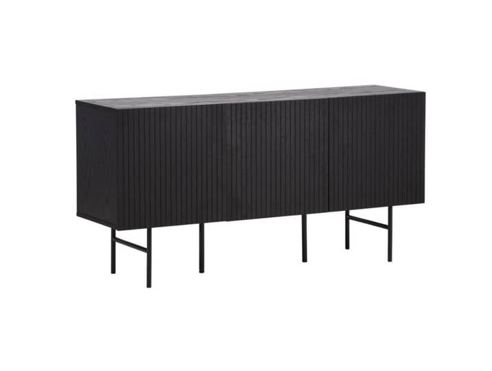 Livetastic Sideboard, Schwarz, Metall, 150x75x42 cm, stehend, Wohnzimmer, Kommoden & Sideboards, Sideboards