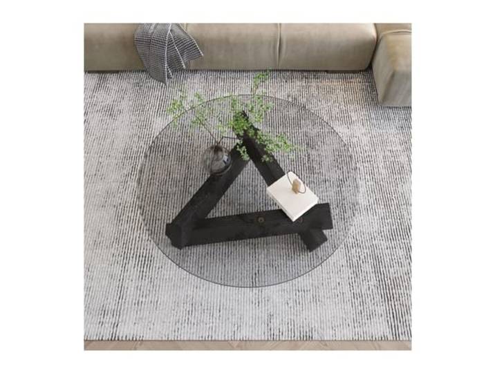 ksjdieunf Couchtisch Kreative transparente Glas Massivholz Couchtische Wohnzimmer Vintage minimalistische Teetisch Halle Design Wohnmöbel Tische for Wohnzimmer(A-60X60X30CM)
