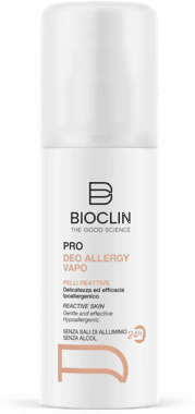 Bioclin Deo Pro Allergy Vapo 100 ml Deodorante Ipoallergenico Pelle Sensibile 24h