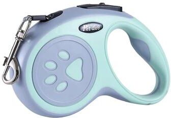 Inspire Select FlexiPaw Retractable Dog Leash Automatic 9.84 Ft 16.4 Ft Nylon Lead For Small Dogs & Puppies light Green 9.84 Ft