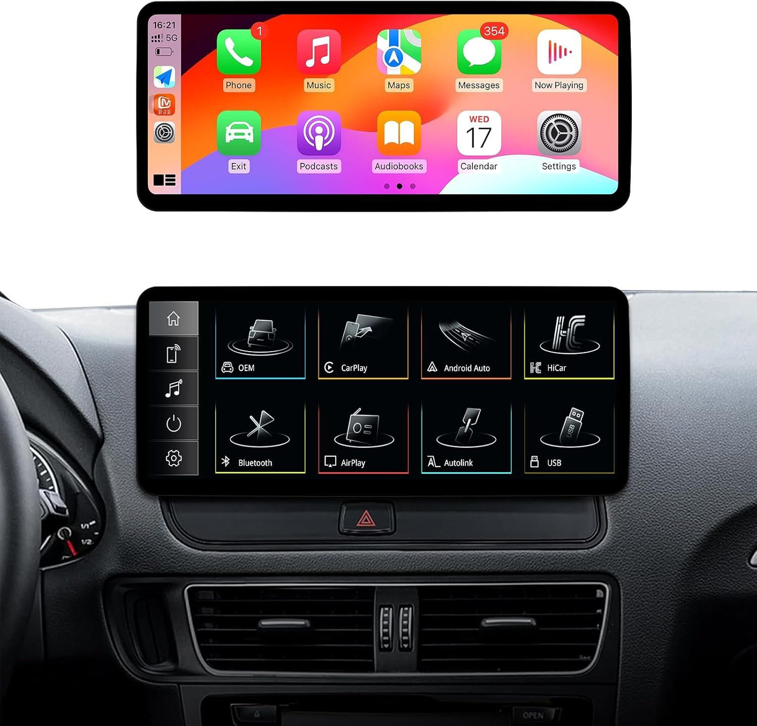 Selius Multimedia Touchscreen Autoradio met Navigatiesysteem en Bluetooth Audio