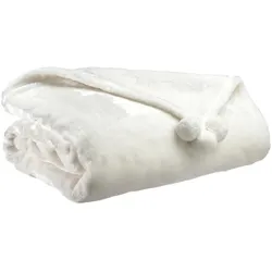 Vivaraise, Decke, Tender Pompons (180 x 140 cm)