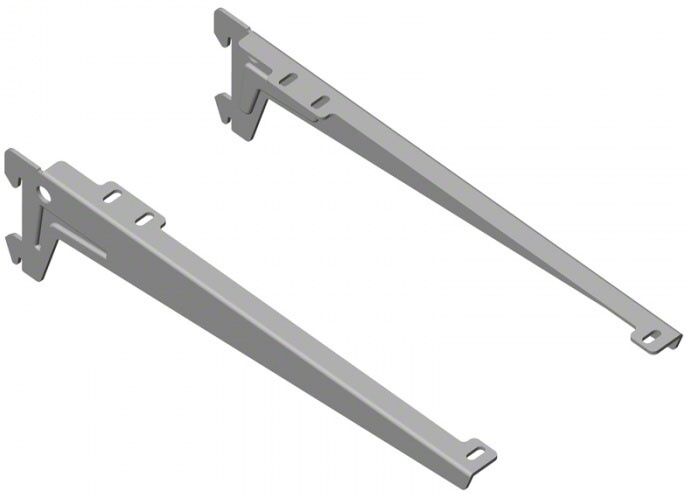Nosníky ANGLE pro ELEMENT SYSTEM sada 2 ks, hloubka 380 mm, barva šedá