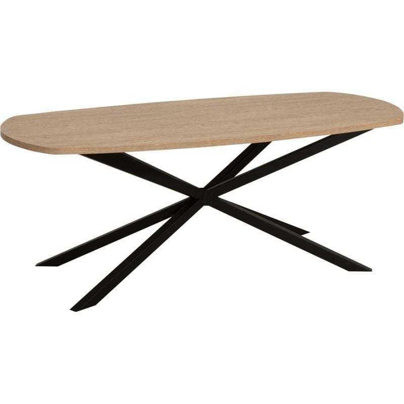 Budget Home Store Eettafel Caiden Deens Ovaal 200 cm