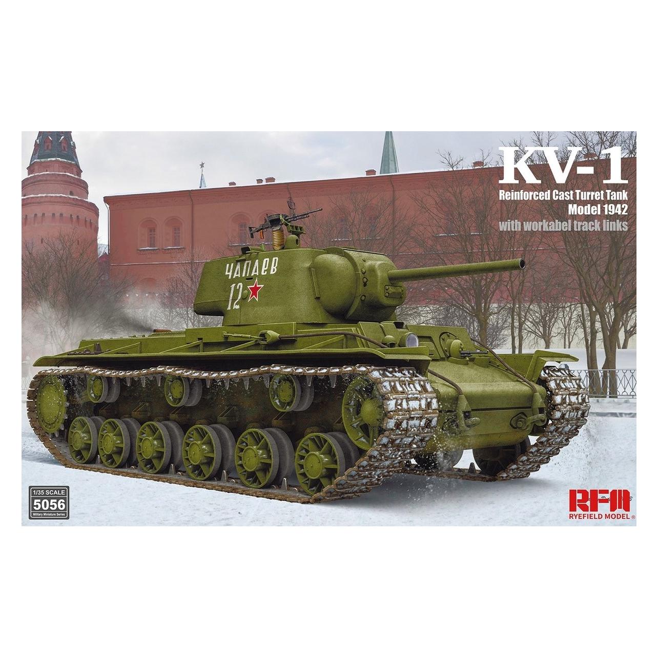 Rye Field Model KV-1 Reinforced Cast Turret Tank Model 1942 (5056)