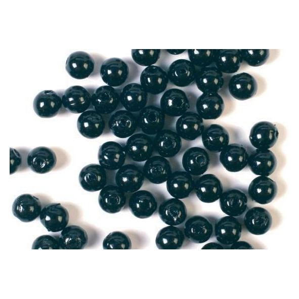 Hobby2you Voksperler 4mm 500g sort (704415)