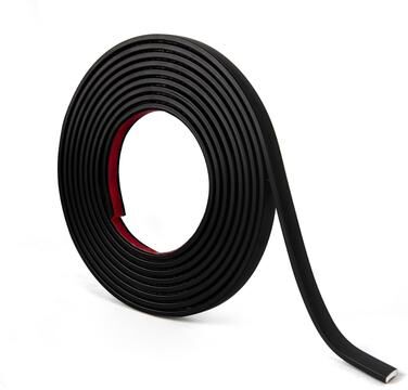 Art3d "30 Ft Peel and Stick Flexible Vinyl Molding Trim , Black or White - 359""x0.39""x0.14"""