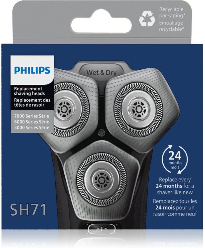 Philips 5000/7000 Series SH71/50 têtes de rasoir de remplacement SH71/50 1 pcs