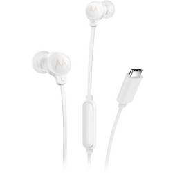 Motorola In Ear Kopfhörer kabelgebunden Weiß Mikrofon-Stummschaltung 3C-S White