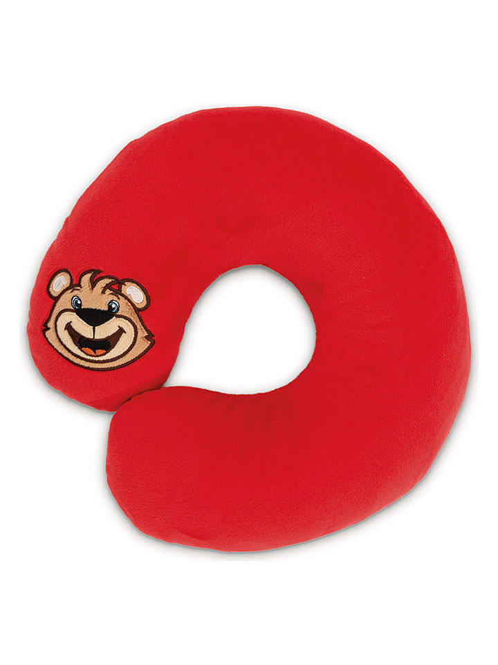 NICI Kissen "FC Bayern München Bär Berni" in Hellbraun/ Rot - (L)25 cm - onesize