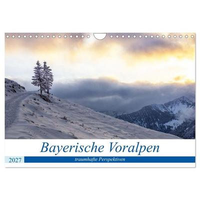 Bayerische Voralpen - traumhafte Perspektiven (Wandkalender 2027 DIN A4 quer), CALVENDO Monatskalender