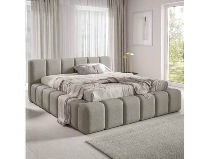Dekori Polsterbett KALLA Premium Wolkenbett mit Bettkasten, Boucle Bett (Quelle 05, 180 x 200 cm)