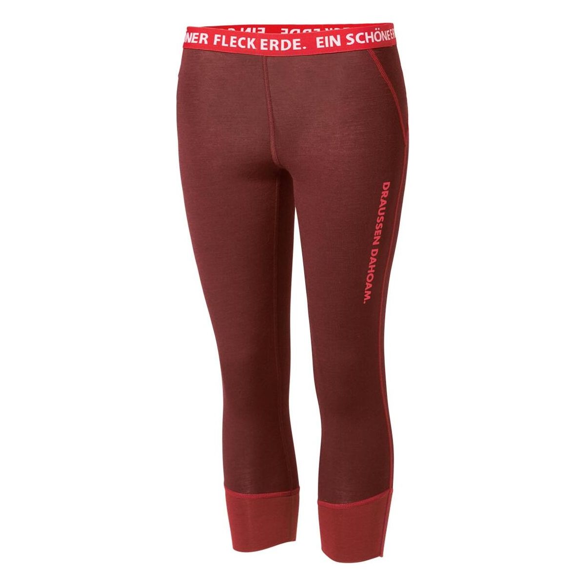 Ein schöner Fleck Erde 3/4-Pants Merino Draussen DAHOAM. kastanienbraun 36 6001.32.36