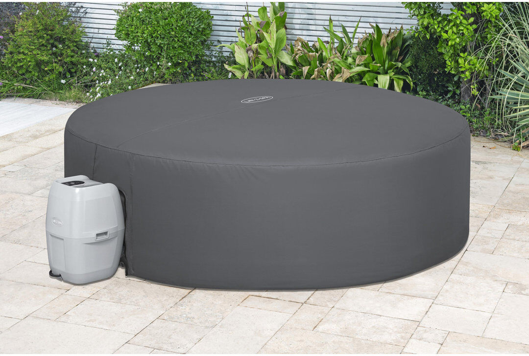 Lay-Z-Spa Energysense Thermal Round Hot Tub Cover 170Cm (67 In.) Gray 71cm H x 236cm W x 236cm D