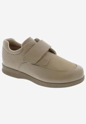 Wide Width Women's Drew Quest Flats by Drew in Taupe Taupe Stretch (Size 5 1/2 W)