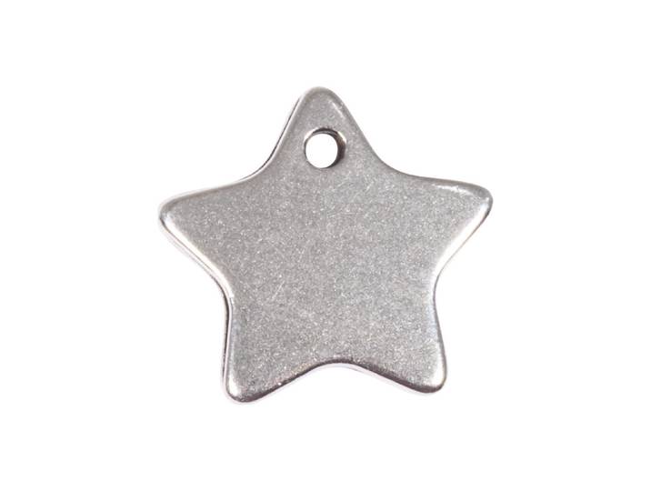 Rayher Metall-Anhänger Stern 1.9 × 0.9 cm 2 Stück