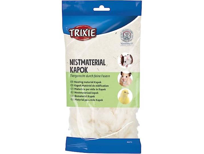 Trixie nestmateriaal kapok creme 40 gr