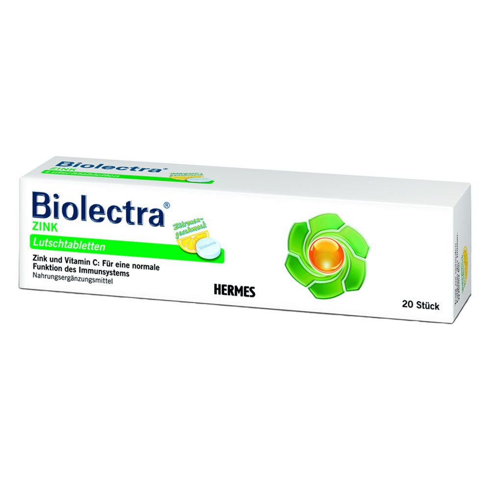 Biolectra Zink Lutschtabletten 20 St