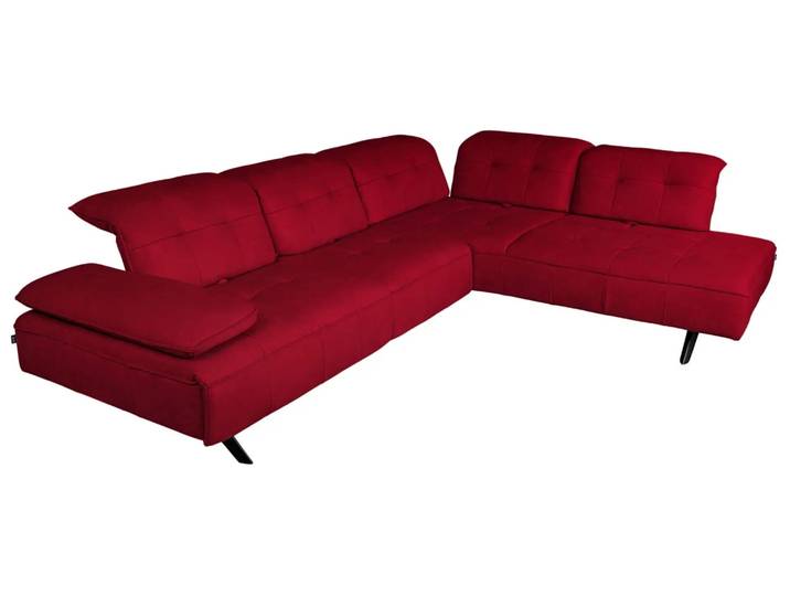 Ecksofa 8111 Basic Himolla / Farbe: Rosso / Material: Leder Basic