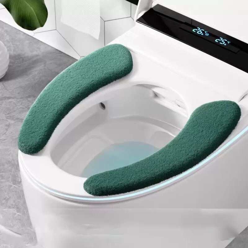 INF Ensemble de coussins de siège de toilette doux et confortables Vert