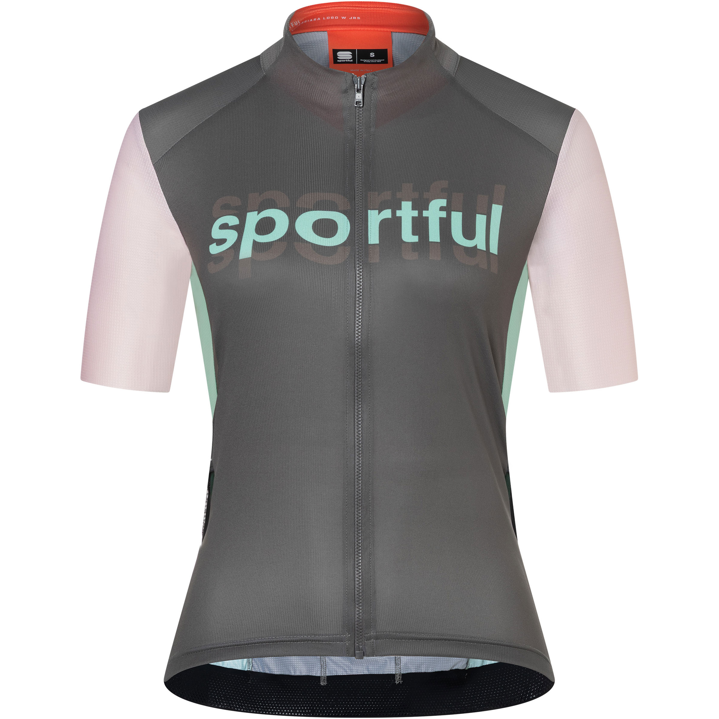 Sportful Supergiara Logo Trikot Damen Radtrikots grau Größe S Gravel