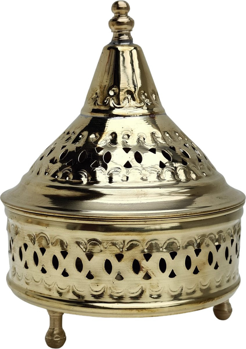 Handgemaakte vintage koperen Tbiqa decoratie voor de henna dag
