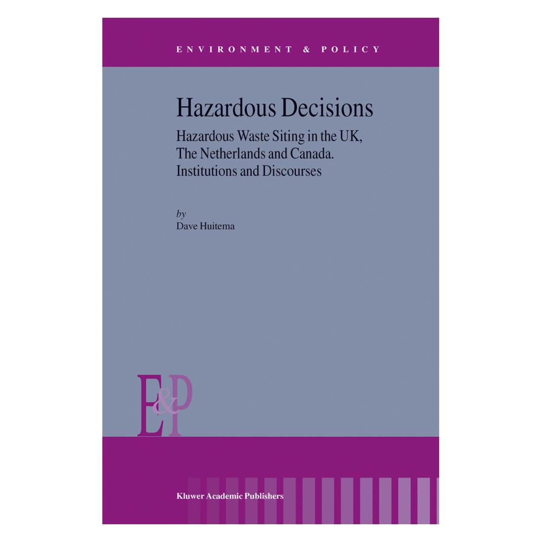 Springer Hazardous Decisions (Englisch, Softcover, D. Huitema) (55374409)