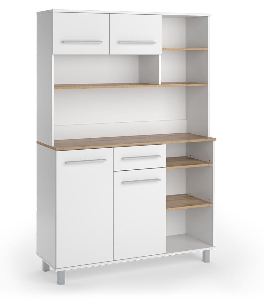 Keukenbuffet Vicco Pure Wit/Artisanaal eiken, Model 59914