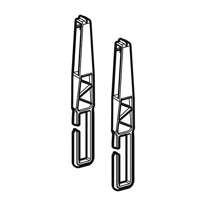Geberit Verlängerung 242670001 für Spülventil, für WC, 114cm, zu Sanitärmodul Monolith