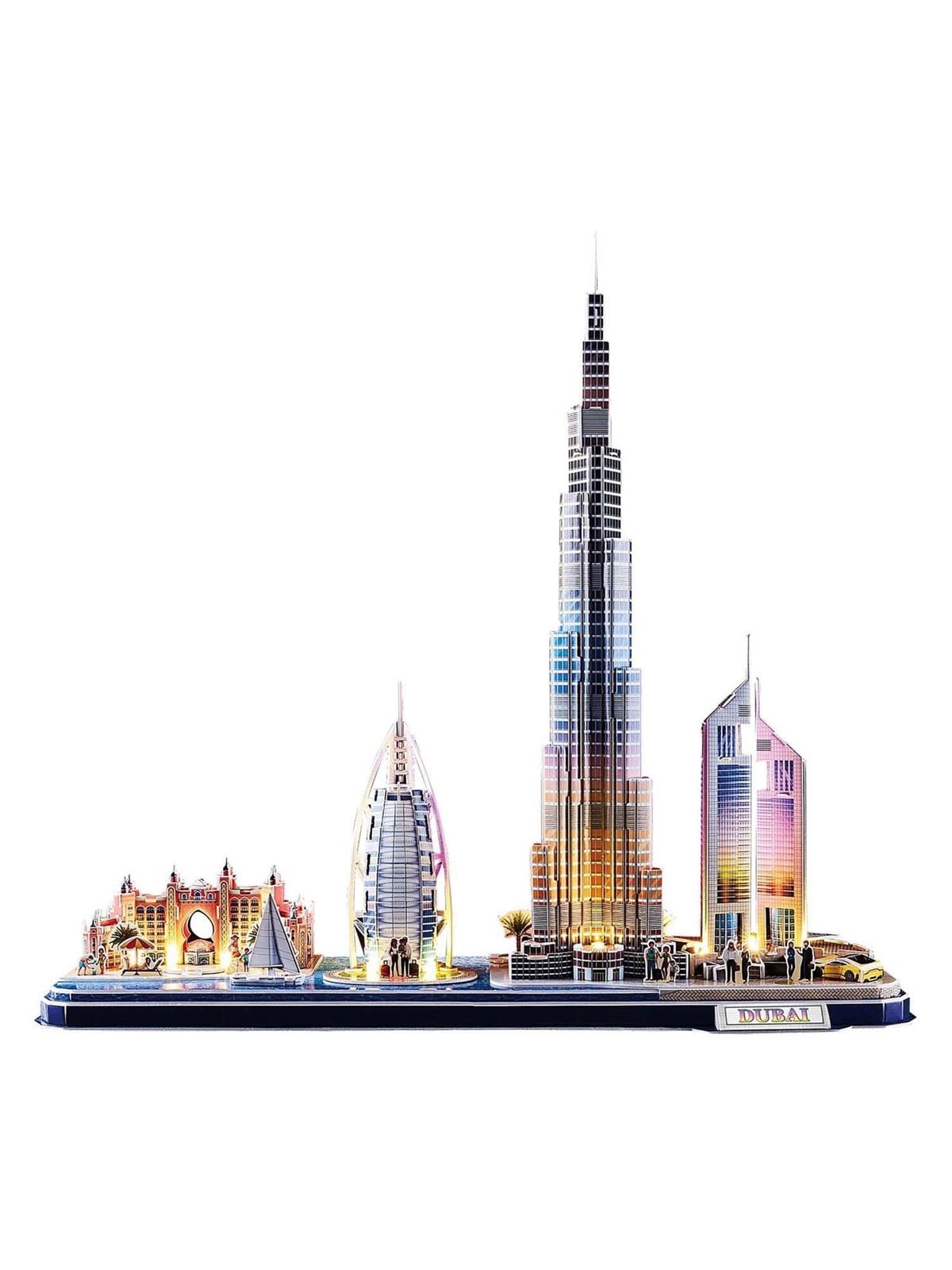 Cubic Fun 3D Puzzle City Line Dubai with LED Lighting 3D Puzzle