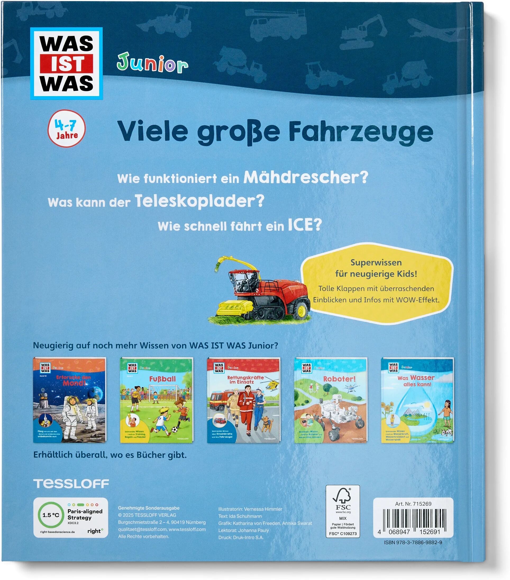 Tchibo - Buch: »Was IST WAS Junior – Viele grosse Fahrzeuge«