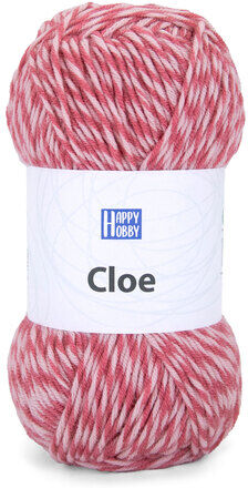Happy Hobby Cloe – Acrylgarn, altrosa mouliné