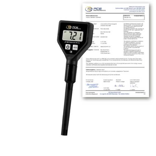 PCE Instruments PCE-PH 15-ICA pH-Messgerät kalibriert (ISO) pH-Wert