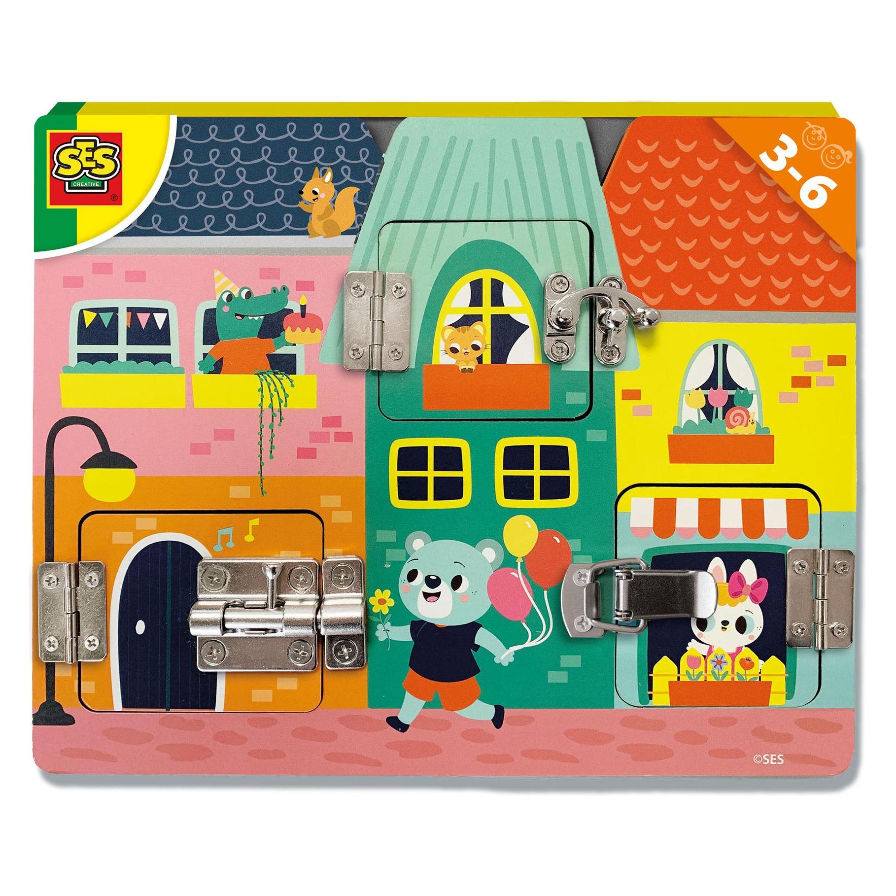 Ses Creative - Latches Board - (S14694) (Englisch, 3 - 12 Jahre) (S14694)