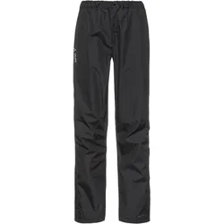 VAUDE Fluid Regenhose Damen | Gr. 36 | schwarz - schwarz
