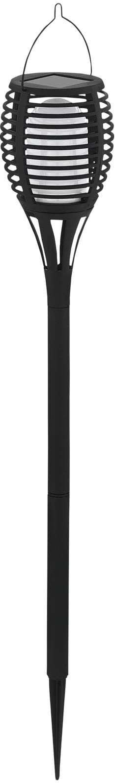 LED Gartenleuchte EGLO "SOLAR Fackel schwarz", schwarz, H:55cm Ø:10cm, Leuchten, LED Gartenleuchte schwarz Ø 10cm H: 55cm