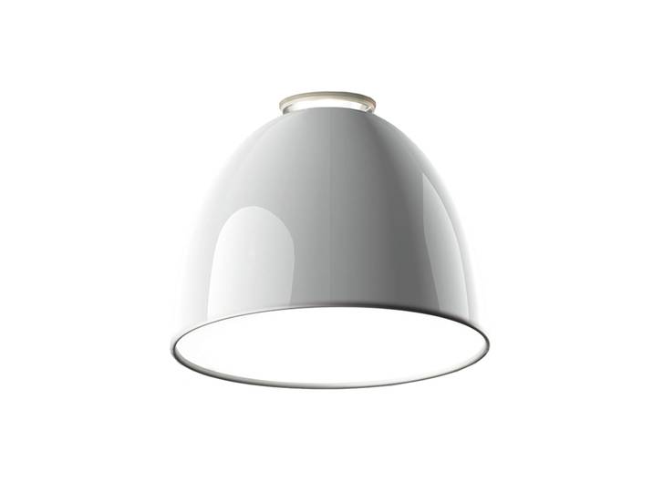 ARTEMIDE lampe au plafond plafonnier NUR MINI GLOSS LED (LED intégrée, blanc brillant - Aluminium, polycarbonate)