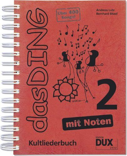 Bernhard Bitzel - Das Ding mit Noten 2: Kultliederbuch mit Noten - Preis vom 11.10.2026 15:43:13 h