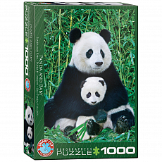 eurographics Puzzle - Panda und Baby - 1000 Teile 300748
