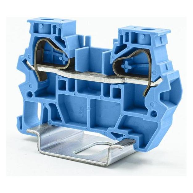 RS PRO Reihenklemme Blau, 6mm², 1 kV / 41A, Feder (2624347)