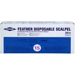 Skalpelle Einmal Fig. 15 Feather 20 ST