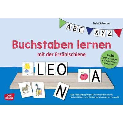 Buchstaben lernen mit der Erzählschiene. Erzählschienen-Figurenset, Set von Gabi Scherzer, Don Bosco, 978-3-7698-2448-3