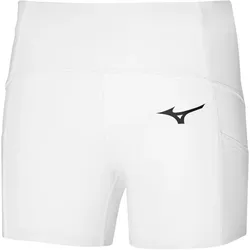 Mizuno kurze Tennisleggings Damen 01 - white L