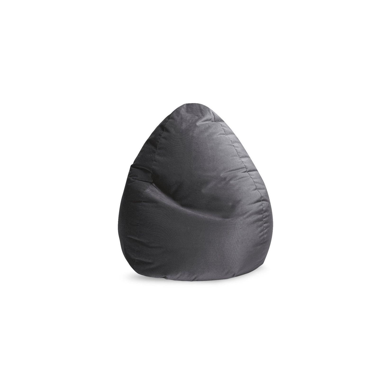 Sitzsack Marla XXL - 300 Liter in Samt-Optik Anthrazit