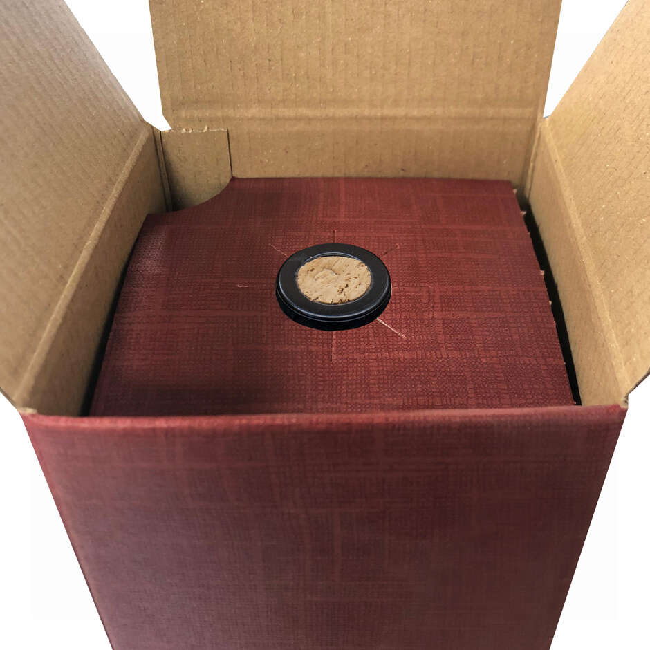 Polsinelli Boîte bordeaux 1 place pour bouteille magnum (1 pièce)