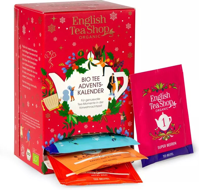 English Tea Shop - "Tee-Adventskalender ""Santa's Werkstatt""", ETS Tee Adventskalender Rot, Set