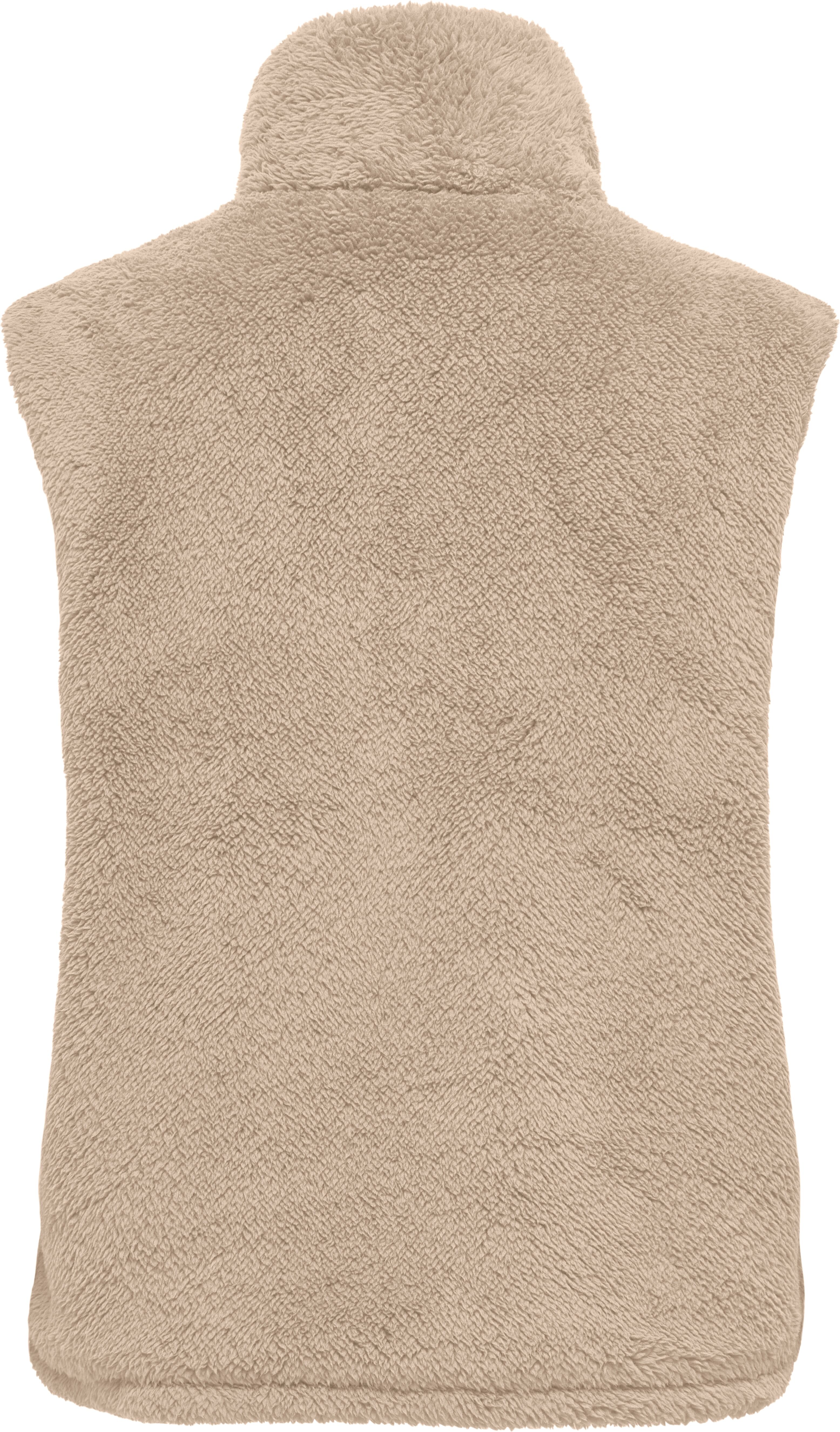 Plüschweste ONLY "ONLBARI LIFE TEDDY WAISTCOAT OTW", Damen, Gr. L, humus, Plüsch, Obermaterial: 100% Polyester, unifarben, normal, Westen Plüschweste, Kunstfaser humus L