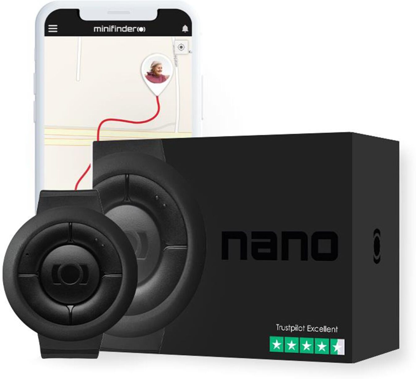 MiniFinder Nano 4G   Czarny - Refurbished