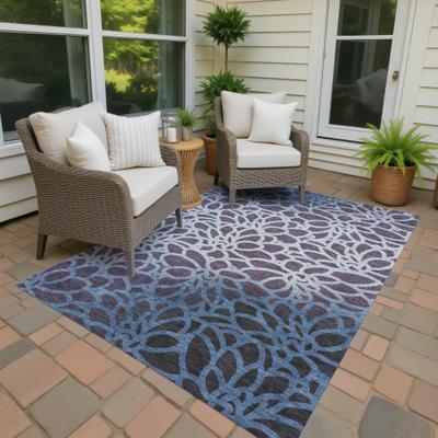 Addison Rugs Machine Washable Indoor/ Outdoor Floral Craze Chantille Rug